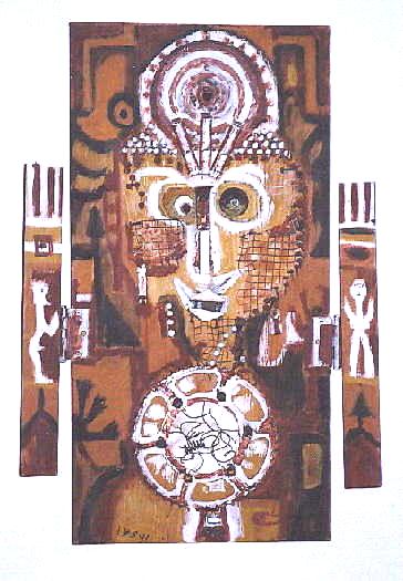 Spirit of Junkroom - Painting by Lez Niepo