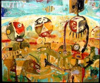 On the Beach by Lez Niepo