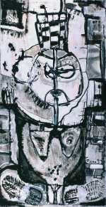 Native Woman with Shoes