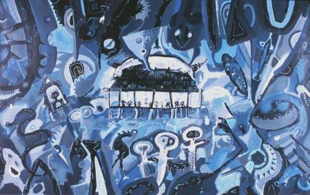 Spirit House - Painting by lez Niepo